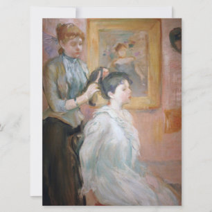 The Hairstyle (by Berthe Morisot) Card