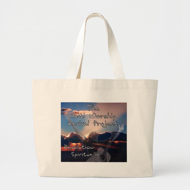 The Haiti Worship Revival Project Beach Bag (Front)
