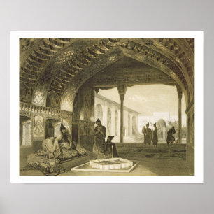 The Hall of Mirrors in the Palace of the Sardar of Poster