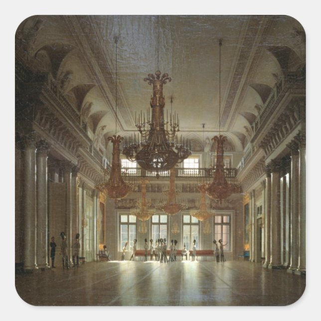 The Hall of the Field Marshal in the Winter Square Sticker (Front)