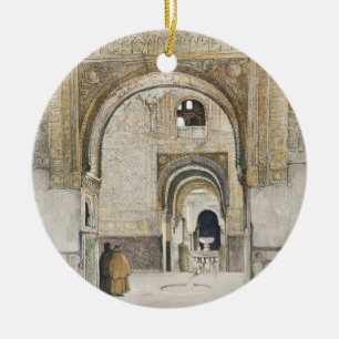 The Hall of the Two Sisters (Sala de las dos Herma Ceramic Tree Decoration