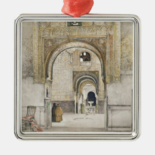 The Hall of the Two Sisters (Sala de las dos Herma Metal Tree Decoration