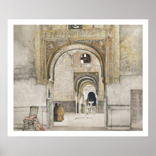 The Hall of the Two Sisters (Sala de las dos Herma Poster