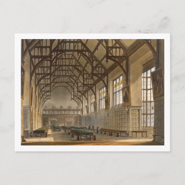 The Hall of Trinity College, Cambridge, from 'The Postcard (Front)