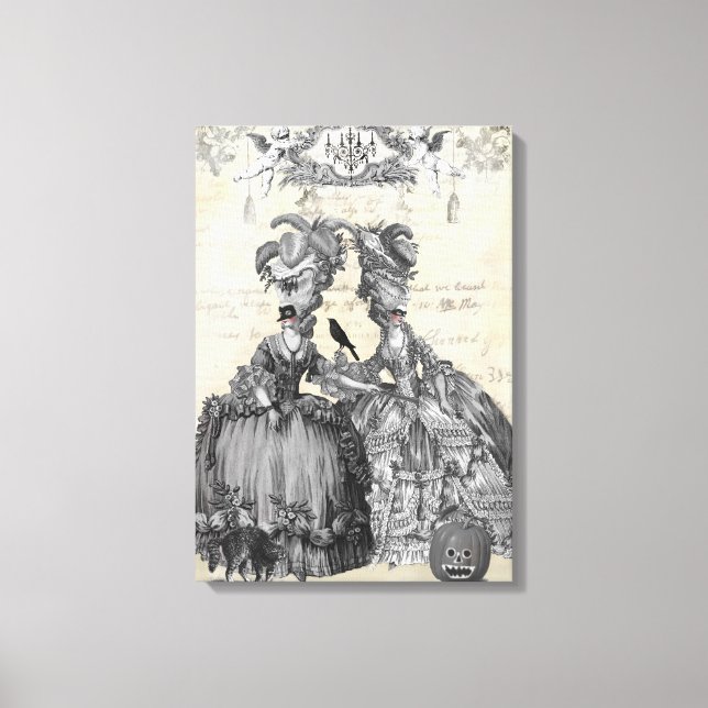 The Halloween Ball Canvas Print (Front)