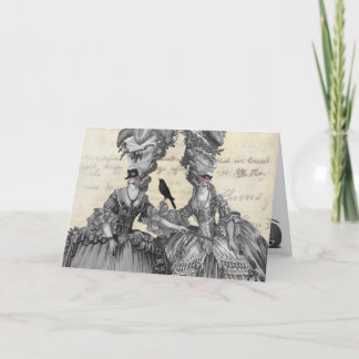 The Halloween Ball Card