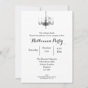 the Halloween Ball Invitation