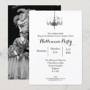 the Halloween Ball (Noir) Invitation