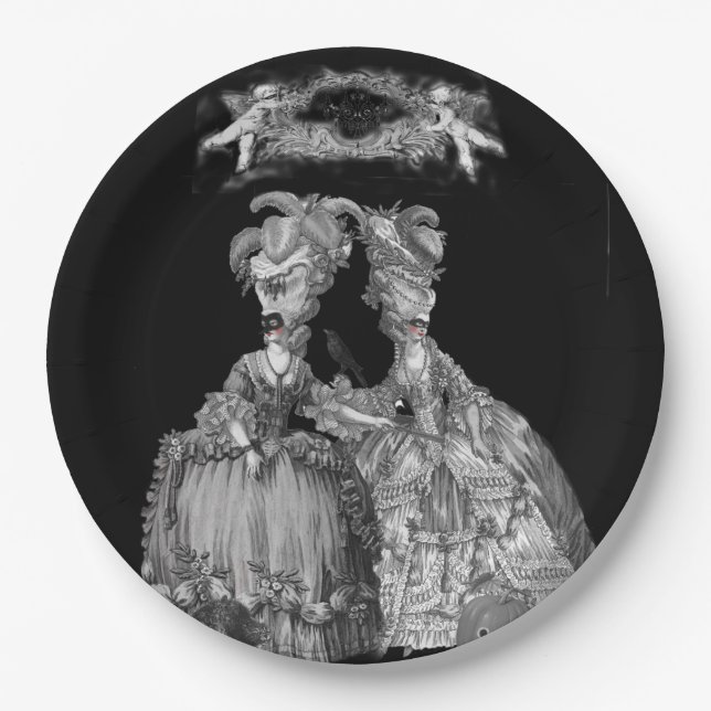 The Halloween Ball Paper Plate (Front)