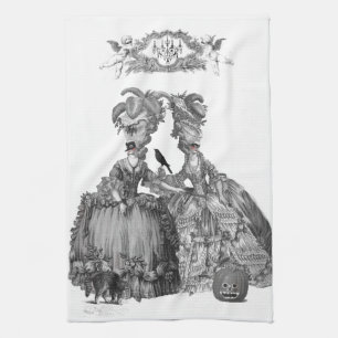 The Halloween Ball Tea Towel