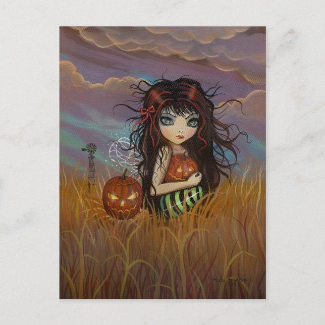 The Halloween Fairy Postcard (Front)