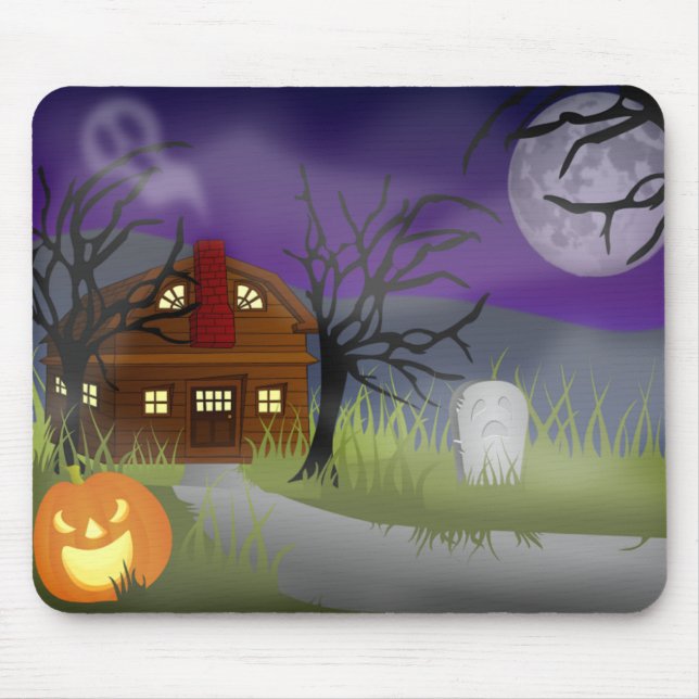 The Halloween Fog - Mouse Mat (Front)