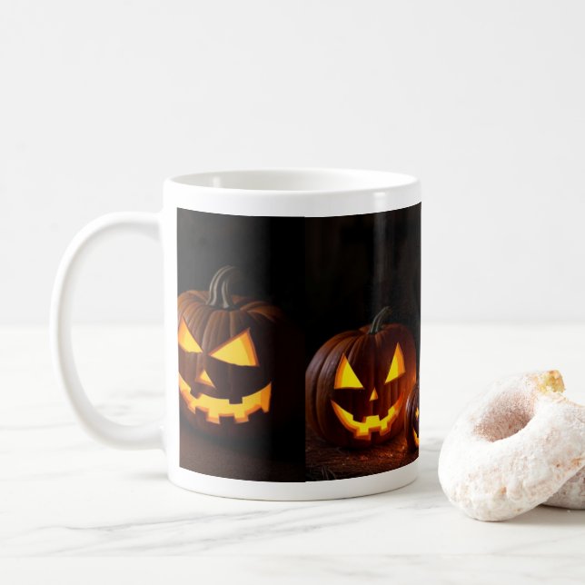 The halloween mug (With Donut)