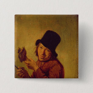 The Ham Eater 15 Cm Square Badge