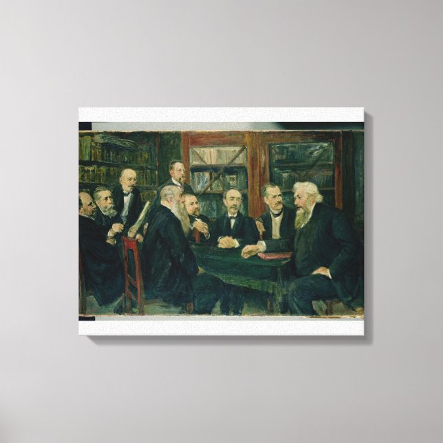 The Hamburg Convention of Professors, 1906 Canvas Print (Front)