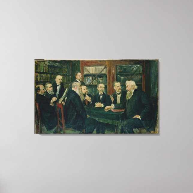 The Hamburg Convention of Professors, 1906 Canvas Print (Front)