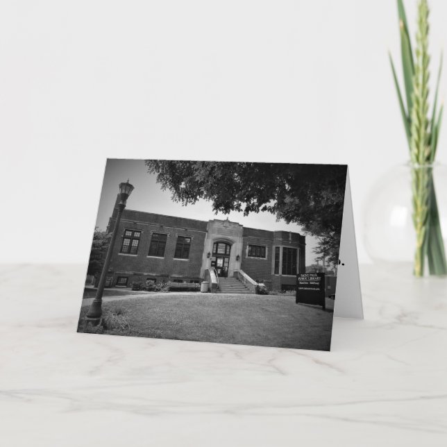 "The Hamilne Midway Library" Congratulatory Card (Front)