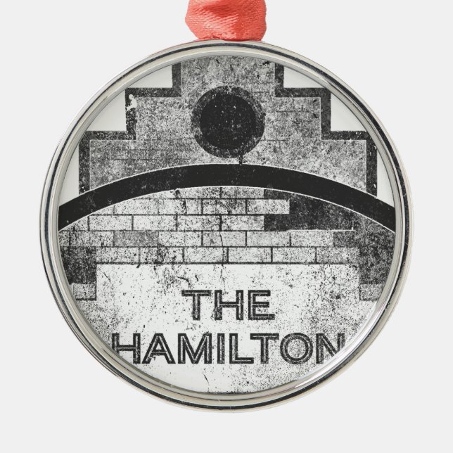the hamilton metal tree decoration (Front)