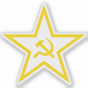 The Hammer And Sickle Star (yellow)