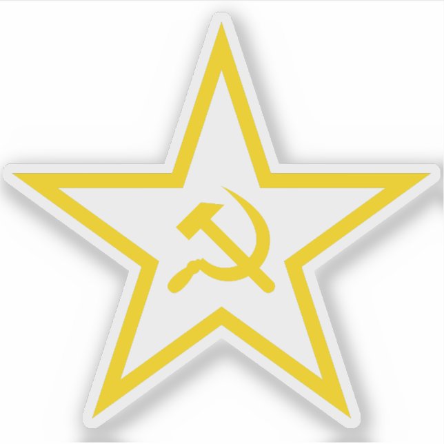The Hammer And Sickle Star (yellow) (Front)
