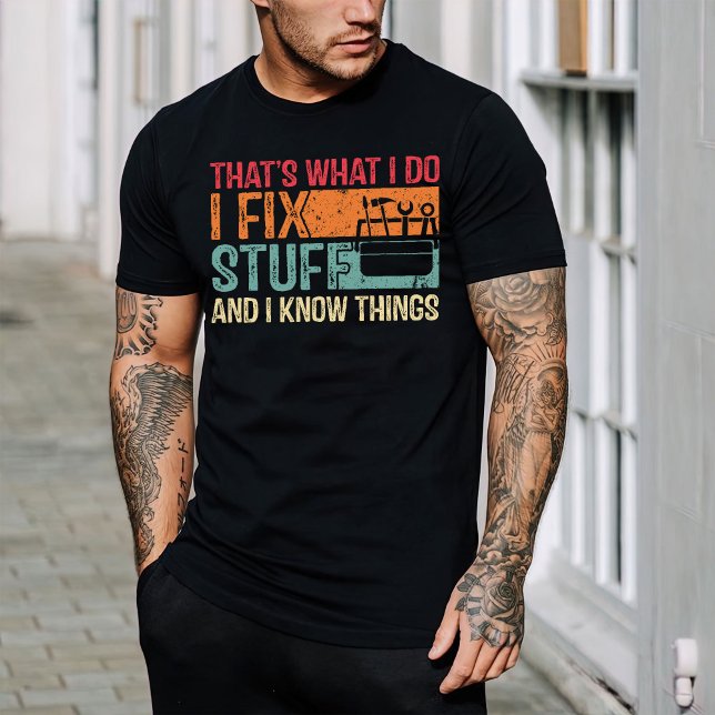 The Hammer T-Shirt, Handyman Shirt, I fix Stuff T-Shirt (Creator Uploaded)