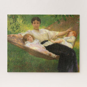 The Hammock (by Joseph DeCamp) Jigsaw Puzzle