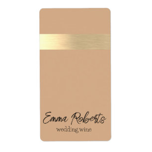 The Hamptons Gold Foil Rustic Faux