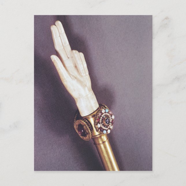 The Hand of Justice of the Kings of France Postcard (Front)