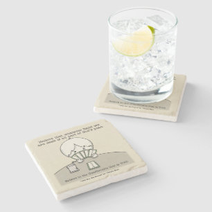 The Hand We're Dealt Stone Coaster