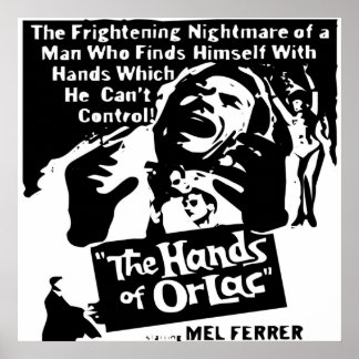 The Hands of Orlac Poster