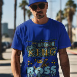 The handsome King, The Boss Men's Style Graphic  T-Shirt<br><div class="desc">The handsome King, The Boss Men's Style Graphic Tee The king of his kingdom, "the husband, dad" Great gift for your special guy, make him feel honoured and proud. Representing our men's clothing line, Men's Masculine Merch, we are proud to offer tasteful, classic, in style, must have Popular Men's graphic...</div>