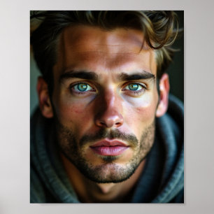The handsome young American man Poster