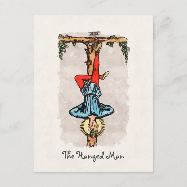 The Hanged Man Major Arcana Tarot Card (Front)