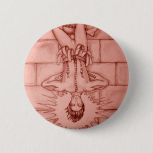 The Hanged Man Tarot Card 6 Cm Round Badge