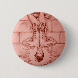 The Hanged Man Tarot Card 6 Cm Round Badge
