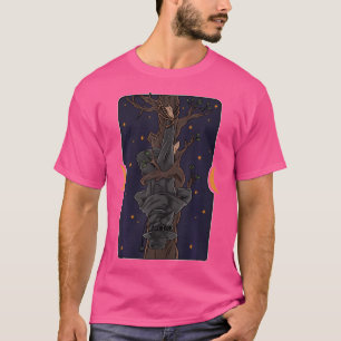The Hanged Man Tarot Card Goth Plague Doctor T-Shirt