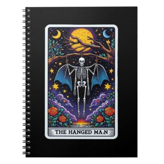 The Hanged Man Tarot Card Notebook Collection (Front)