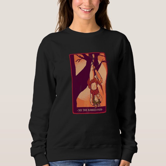 The Hanged Man Tarot Card   Sweatshirt (Front)