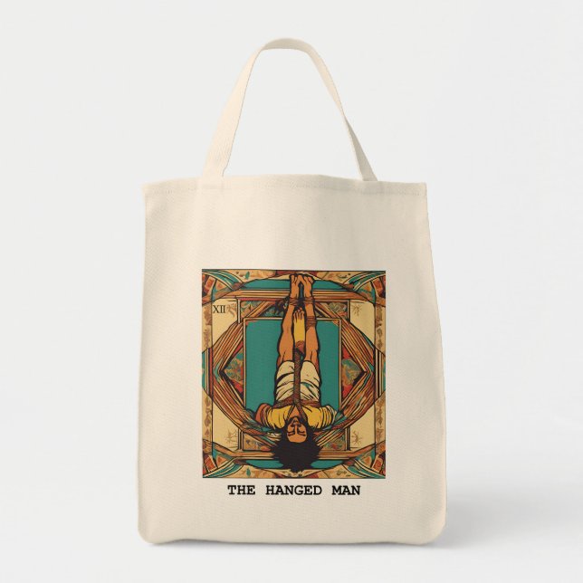 THE HANGED MAN - TAROT CARD TOTE BAG (Front)