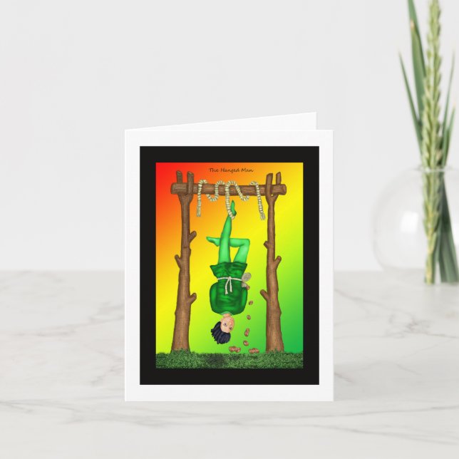 The Hanged Man - Thank You Card (Front)