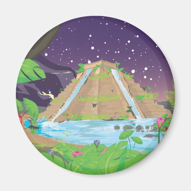 The Hanging Gardens of Babylon Magnet (Front)