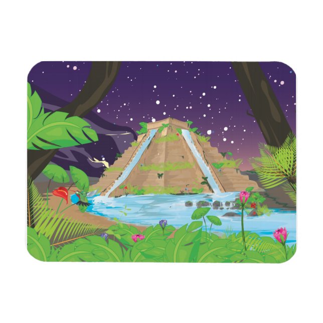 The Hanging Gardens of Babylon Magnet (Horizontal)