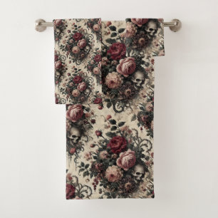 The Hanging Gardens of the Arcane – Gothic  Bath Towel Set
