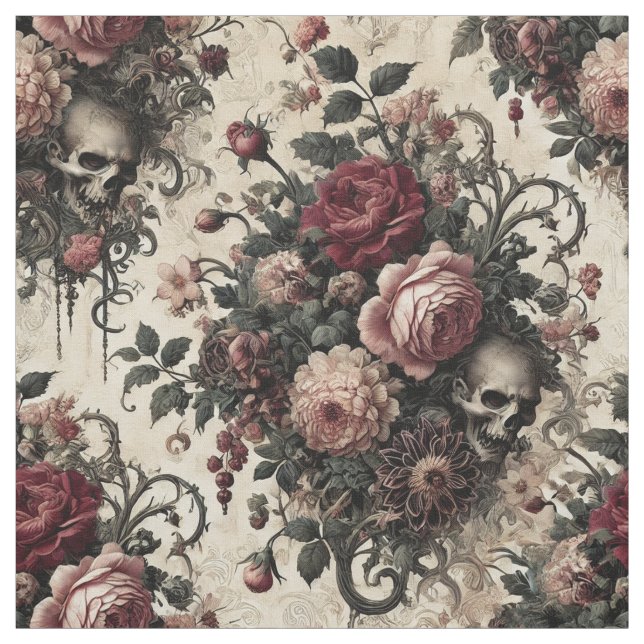 The Hanging Gardens of the Arcane – Statement Tile Fabric (Swatch)