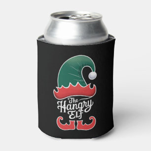 The Hangry Elf Family Matching Group Christmas Can Cooler