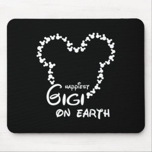 The Happiest Gigi On The Earth Funny Grandma Women Mouse Mat