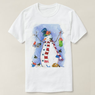 The Happiest Snowman T Shirt