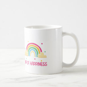 The Happiness Cup: Pouring Joy into Every Moment Coffee Mug