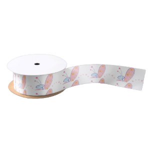 The Happy Butterfly Baby Shower Satin Ribbon