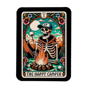 The Happy Camper Tarot Card Magnet
